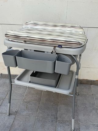 Bañera bebe chicco con cambiador