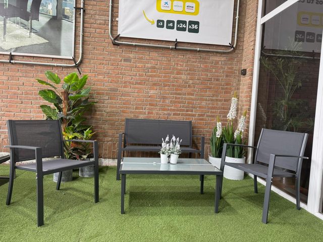 LIQUIDACION SET DE TERRAZA O JARDIN 110CM