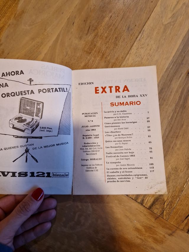 Revista LA HORA EXTRA 1964