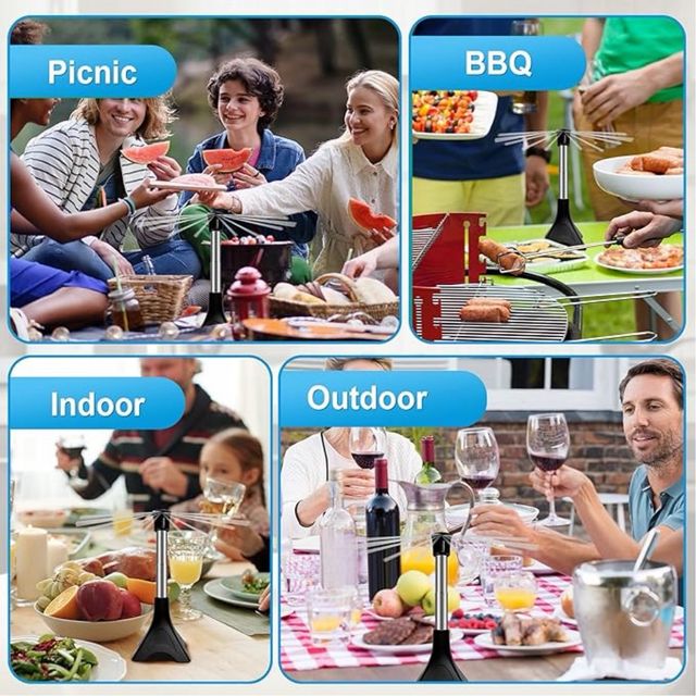 2 PCS Ventilador Portátil Repelente