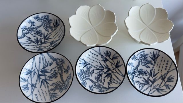 12 Platillos elevados para postres o aperitivos