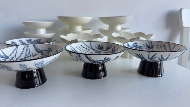 12 Platillos elevados para postres o aperitivos