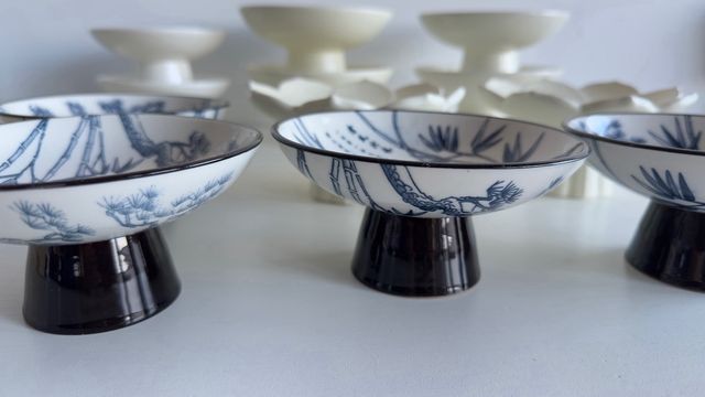 12 Platillos elevados para postres o aperitivos