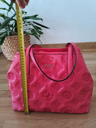 Bolso guess rosado grande