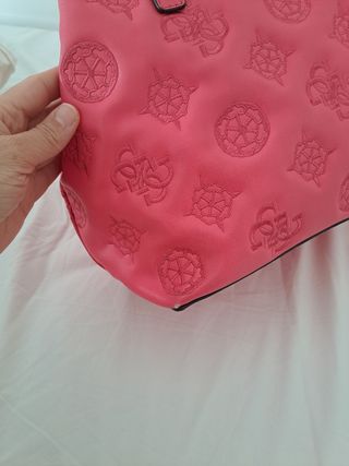 Bolso guess rosado grande