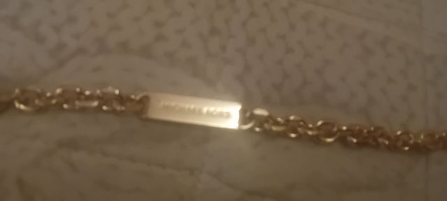 Catena tracolla oro firmata michael korse 