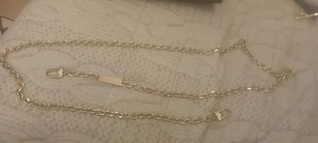 Catena tracolla oro firmata michael korse 