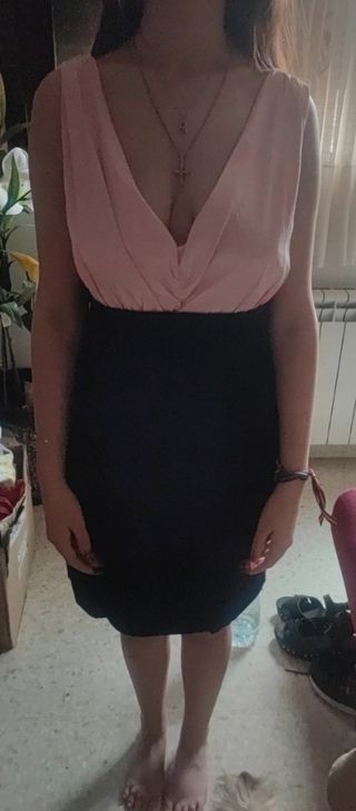 Vestido talla S cuerpo raso