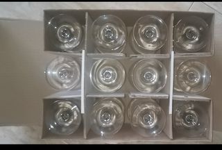 Sin uso 12 copas vino Arcoroc Arqués