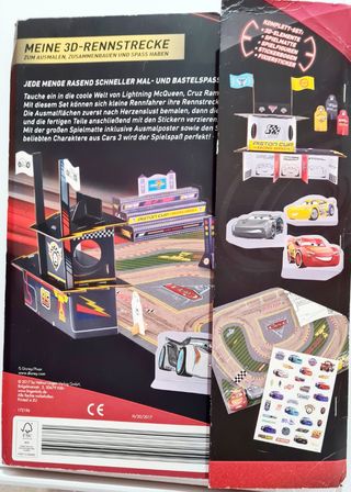 Pista 3D macchinine Cars