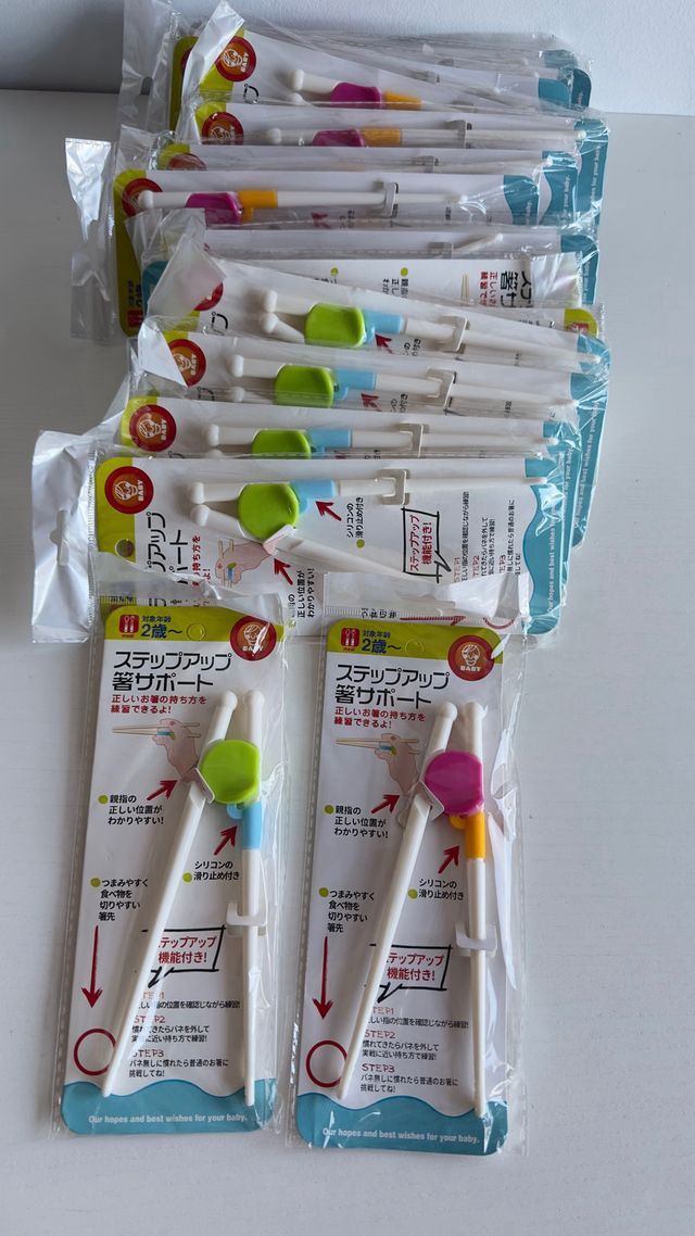 20 pares de palillos aprendizaje para niños