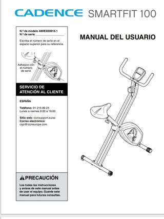 Bicicleta estática 