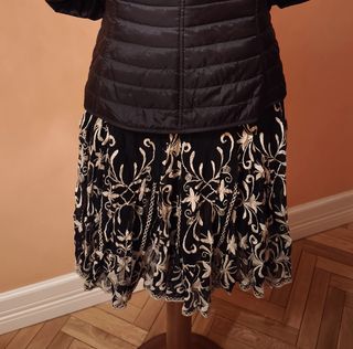 Falda Negra Zara Mujer