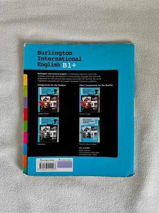 Libro ‘Student´s Book’ de inglés B1+ - Burlington