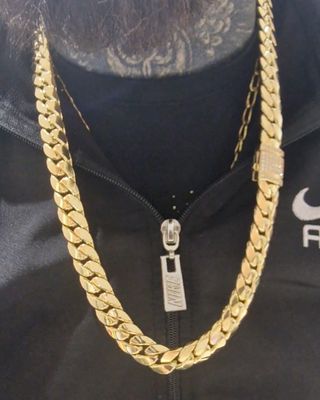 CADENA  CUBANA ORO 18KT  