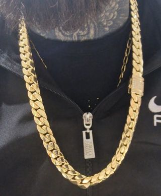 CADENA  CUBANA ORO 18KT  