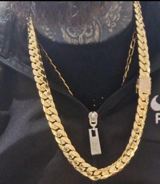 CADENA  CUBANA ORO 18KT  
