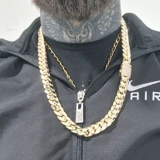 CADENA  CUBANA ORO 18KT  