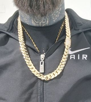 CADENA  CUBANA ORO 18KT  