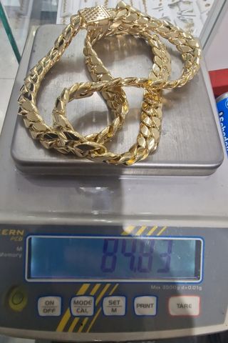CADENA  CUBANA ORO 18KT  