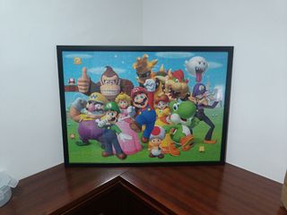 Puzzle Super Mario Bros enmarcado