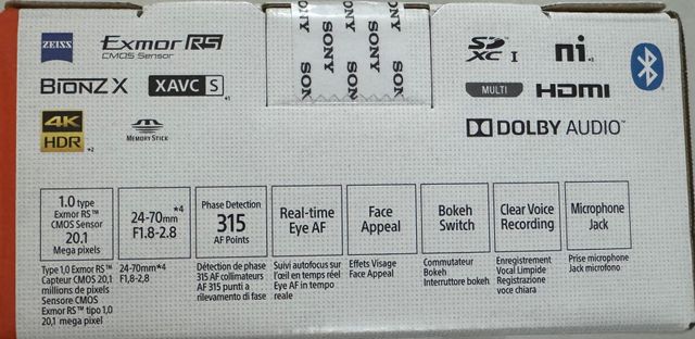 Sony ZV-1 - Cámara compacta Premium ZV1AB.CE3 