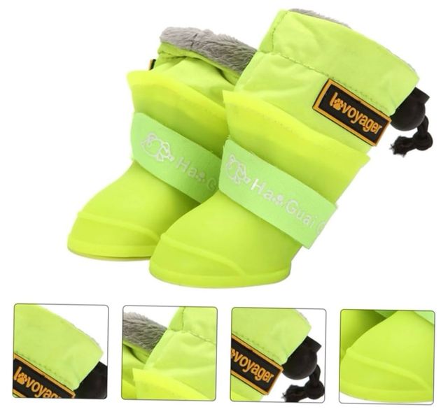 Scarpe antipioggia per cane
