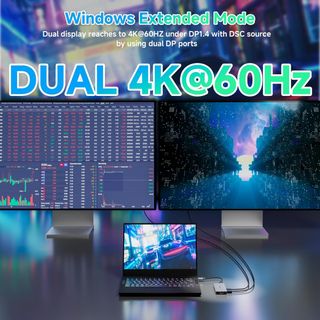 Docking Station displayPort HDMI 100W