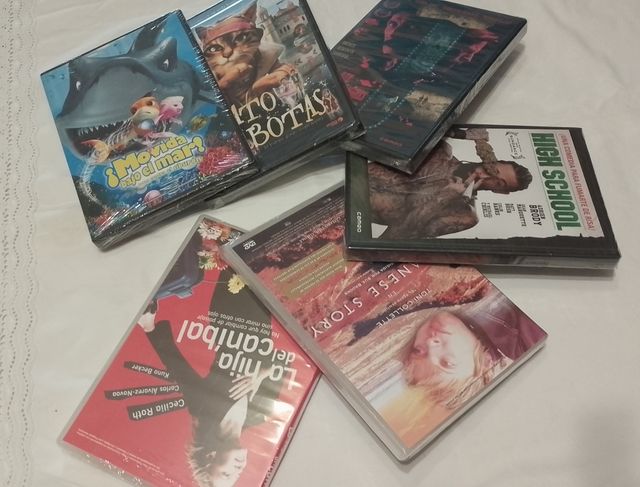 6 PELÍCULAS DVD VARIADAS