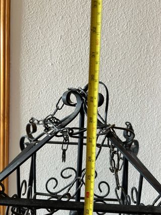 Lámpara hierro forjado