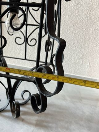 Lámpara hierro forjado