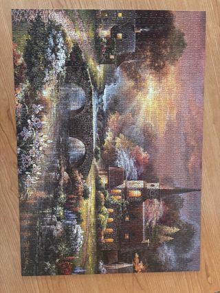 Puzzle 1000 piezas desarmado marca Educa