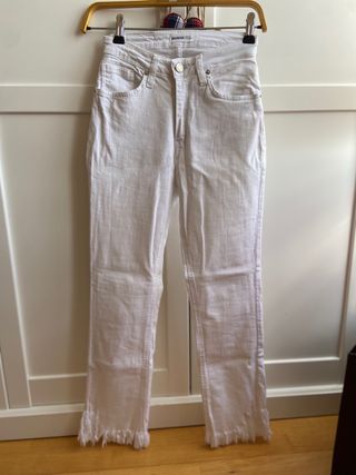 Pantalon Brownie blanco t.34