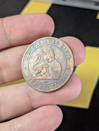 10 céntimos 1870