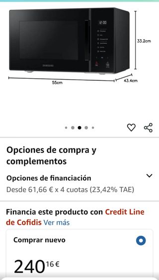 Microondas Horno Samsung