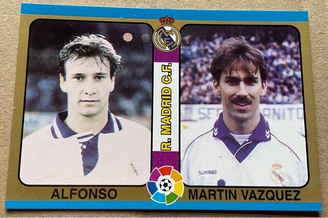 Cromo Alfonso Martin Vazquez. Mundicromo 95