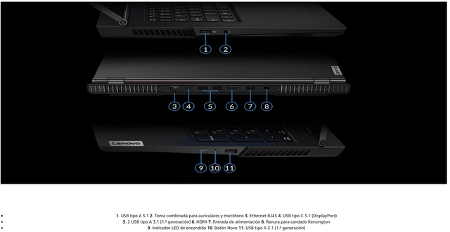 Lenovo Legion 5 - Portátil Gaming 15.6" FH - 120HZ