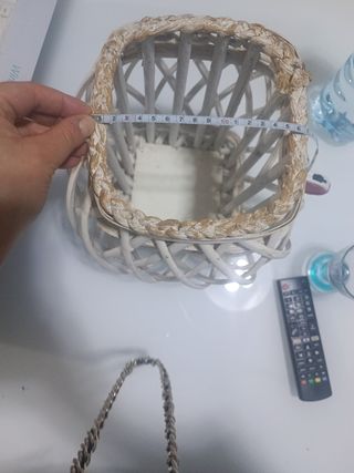 Vaso tipo shabby.