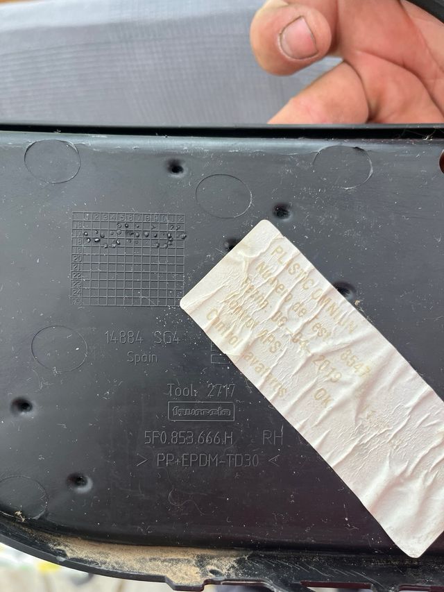 Rejillas antinieblas seat leon fr mk3