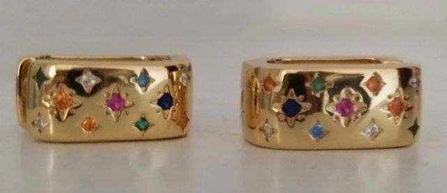 Pendientes Plata y circonitas brillantes