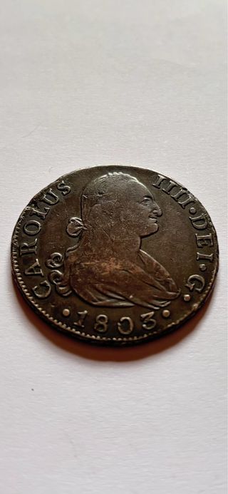 8 reales 1803 SEVILLA Carlos IIII