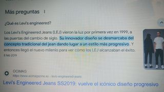 Chaqueta vaquera Levi's Engineered XL