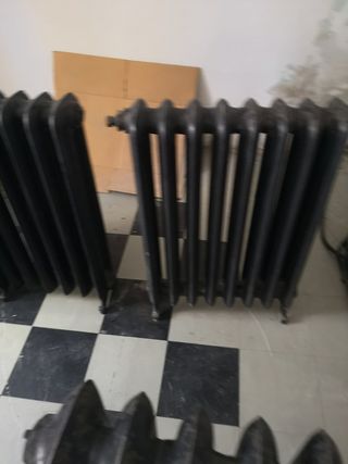 Radiadores con patas de hierro fundido