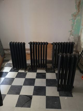 Radiadores con patas de hierro fundido