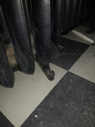 Radiadores con patas de hierro fundido