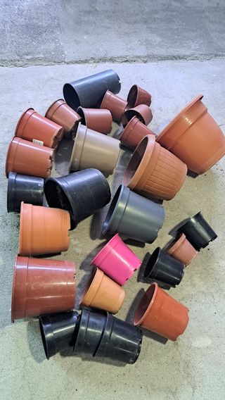 Tiestos de plástico