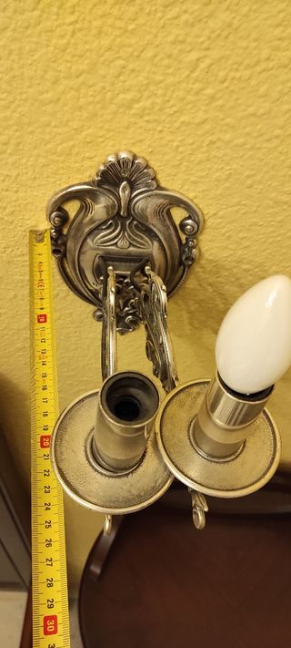 Dos apliques de pared