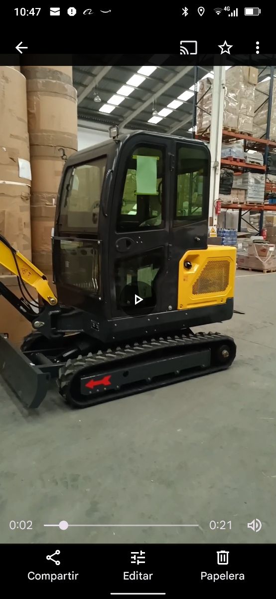 Se vende la mini excavadora profesional