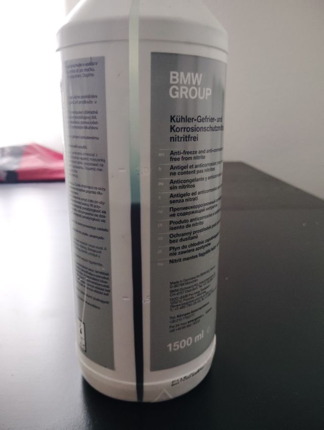 Anticongelante BMW