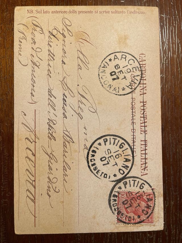 Cartolina postale in ricordo dell’anno Santo 1900